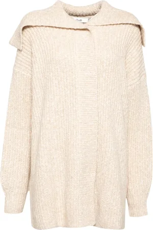 B+AB Cardigan med overdrevet krave