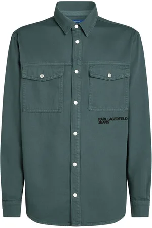 Karl Lagerfeld Langærmet denimskjorte