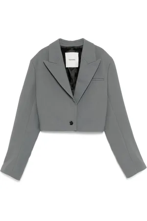 Nanushka Kasseformet blazer med cropped pasform