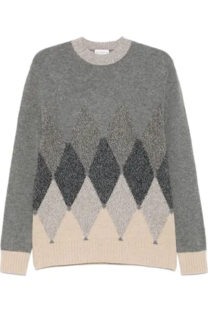 BALLANTYNE Argyle-intarsiastrikket sweater