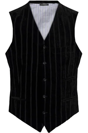 YOHJI YAMAMOTO Vest med striber