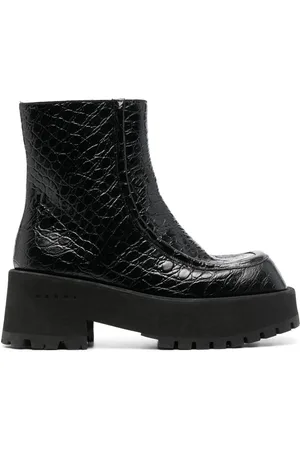 Marni Kraftige 65mm Chelsea-støvler