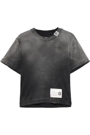 Maison Mihara Yasuhiro T-shirt med logobroderi