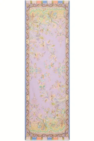 Etro Blomstret tørklæde med paisley-tryk