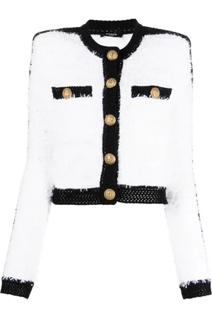 Balmain Spencer jakke i cropped pasform