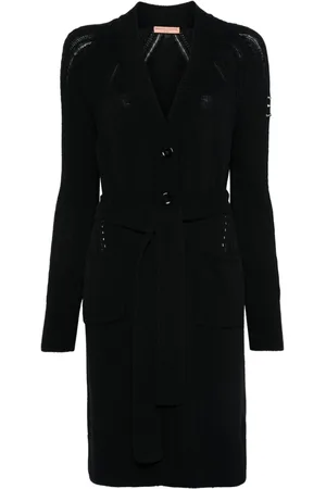 ERMANNO SCERVINO Cardi-frakke med krystaludsmykninger