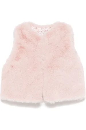 PATACHOU Vest i imiteret pels