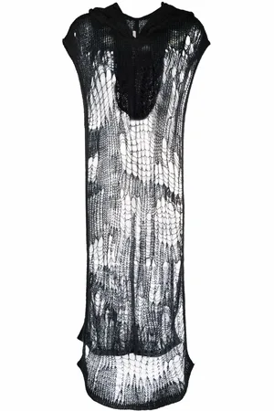 Rick Owens Strikket Spider poncho