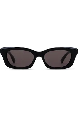 Alexander McQueen Solbriller med geometrisk stel