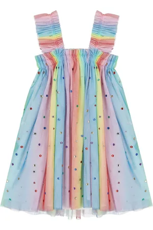 Stella McCartney Tylkjole med regnbueudsmykning