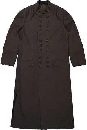 YOHJI YAMAMOTO Frakke med grafisk tryk