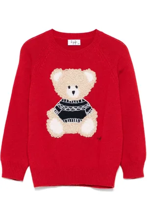 Il gufo Sweater med bamsebroderi