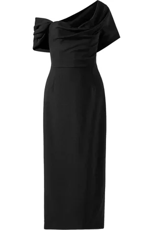Carolina Herrera Midi kjole med draperet detalje