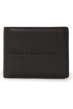 Karl Lagerfeld Essential foldepung i læder