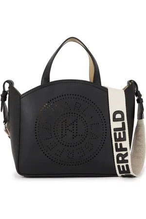 Karl Lagerfeld K/Circle tote-taske med perforeret logo