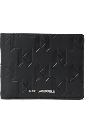 Karl Lagerfeld Lille K/Loom foldepung i læder