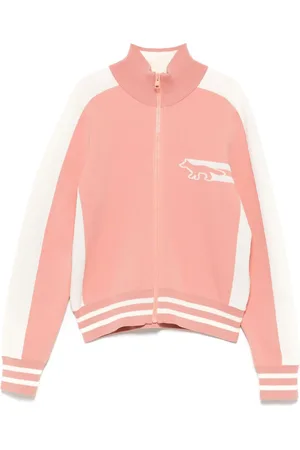 Maison Kitsuné Flash fox cardigan med lynlås