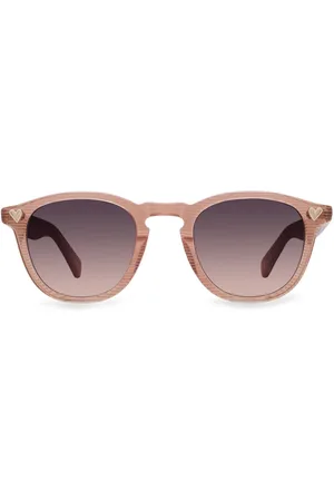 GARRETT LEIGHT Solbriller med rundt stel