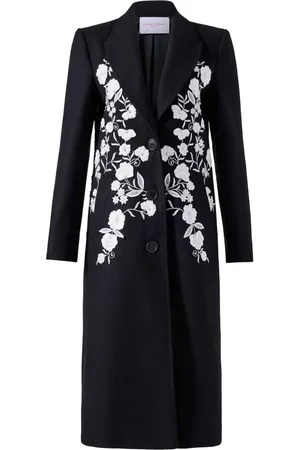 Carolina Herrera Blomsterbroderet frakke