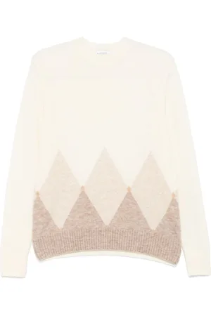 BALLANTYNE Argyle-intarsiastrikket sweater