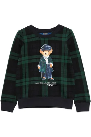 Ralph Lauren Sweatshirt med Polo Bear-tryk