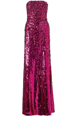 Carolina Herrera Maxi-kjole med pailletter