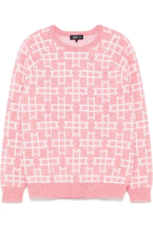 MAN ON THE BOON. Trøje i jacquard med logo