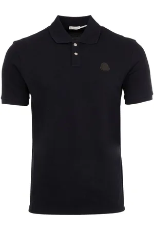 Moncler Polo med logo-applikation