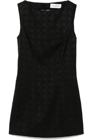 Marine Serre Kort kjole i Moon Diamond-jacquard