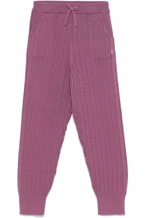Ralph Lauren Kabelstrikkede joggingbukser