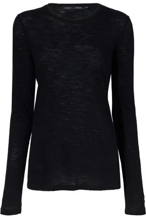 Proenza Schouler Langærmet T-shirt i jersey