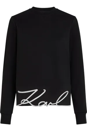 Karl Lagerfeld Sweatshirt med signaturkant
