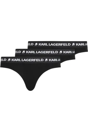 Karl Lagerfeld G-streng med logobånd (pakke med tre)