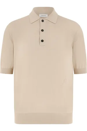 Salvatore Ferragamo Polo med broderet logo