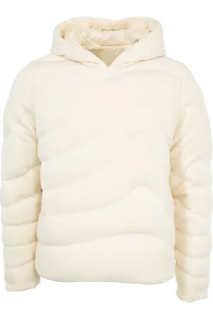 Moncler Polstret hættetrøje i uld
