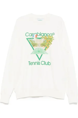 Casablanca Sweatshirt med Tennis Club Icon-tryk