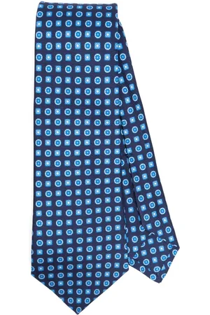 Kiton Slips med geometrisk tryk