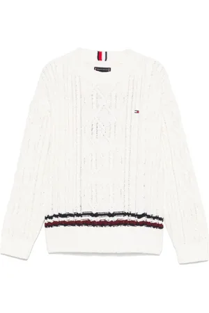 Tommy Hilfiger Kabelstrikket chenille-sweater
