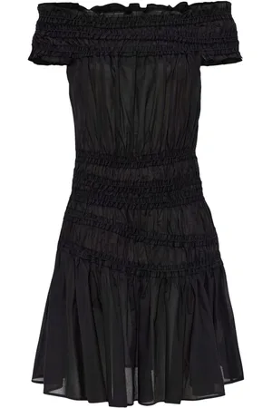 Tory Burch Flæsekjole med off-shoulder-detalje
