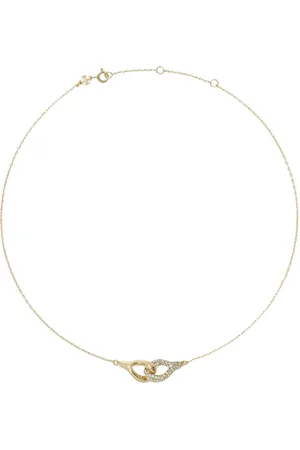 Tory Burch Interlocking Wishbone halskæde med vedhæng