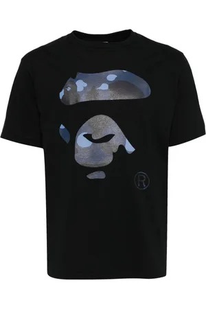 A Bathing Ape Color Camo Ape Face T-shirt