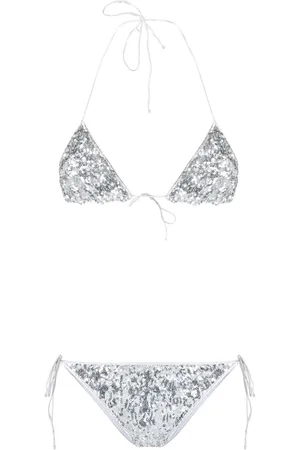 Oseree Trekantet bikini med paillet-udsmykning