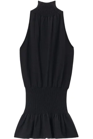 Alexander Wang Ruchet kjole med halterneck