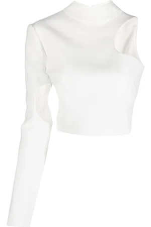 Monot Cropped top med én skulder