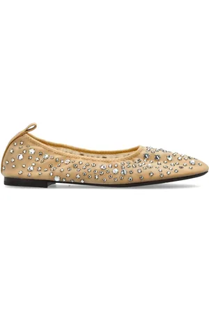 Tory Burch Ballerinaer med krystaludsmykning