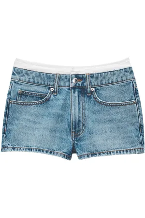 Alexander Wang Denimshorts med høj talje