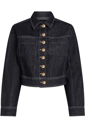 Karl Lagerfeld Cropped denimjakke