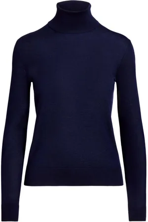 Ralph Lauren Striktrøje med rullekrave