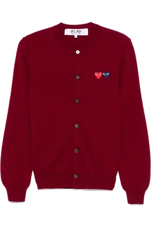Comme des Garçons Cardigan med hjertemærke
