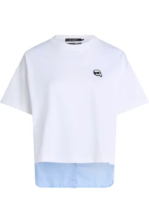 Karl Lagerfeld Ikon T-shirt med paneler